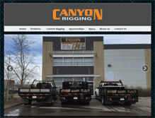 Tablet Screenshot of canyonrigging.com